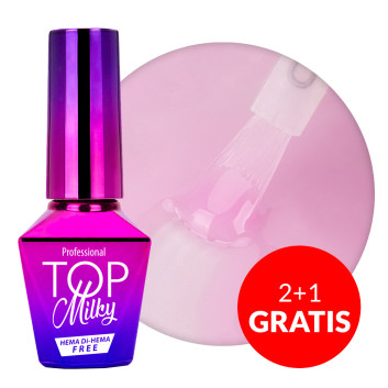 2+1gratis Top Milky MollyLac Daisy mleczny no wipe bez przemywania HEMA/Di-HEMA Free 10 g