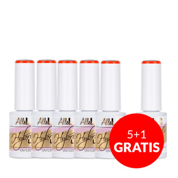 5+1gratis Lakier hybrydowy AlleLac Bossy Girl Collection Neon 5g Nr 82