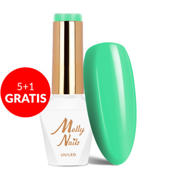 5+1gratis Lakier hybrydowy Molly Nails Rest & Relax Reset! HEMA/Di-HEMA Free 8g Nr 94