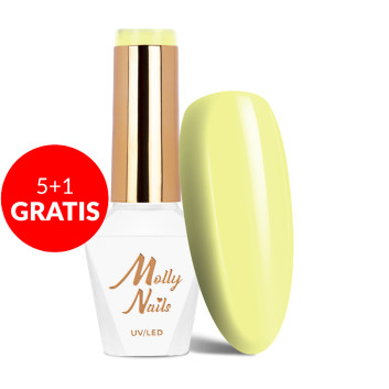 5+1gratis Lakier hybrydowy Molly Nails Rest & Relax Relaxing HEMA/Di-HEMA Free 8g Nr 96