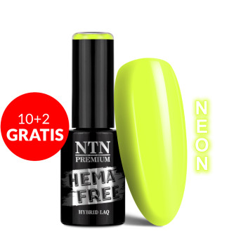 10+2gratis Lakier hybrydowy Ntn Premium California Collection Neon HEMA/Di-HEMA Free 5g Nr 144
