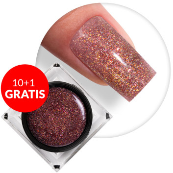 10+1gratis Żel do paznokci Shine on you Rusty Shine MollyLac HEMA/Di-HEMA Free 50g