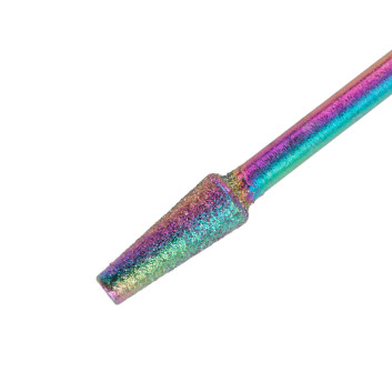 Frez diamentowy Unicorn tęczowy ścięty stożek wąski Nr 2