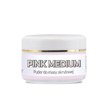 Puder akrylowy do paznokci Allepaznokcie Pink Medium Acrylic Powder 15g Nr 4