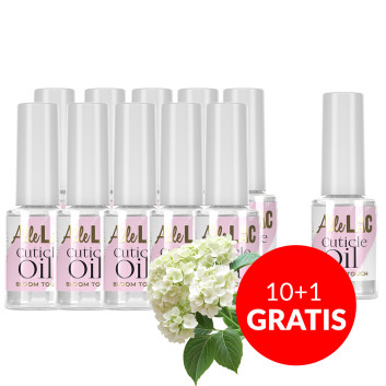 10+1gratis Oliwka do skórek i paznokci AlleLac o zapachu Bloom Touch 7 ml