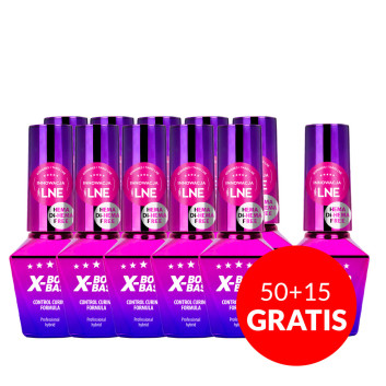 50+15gratis Baza wcierka baza zwiększająca przyczepność manicure pedicure X-Bond Base MollyLac HEMA/Di-HEMA Free 10 gram