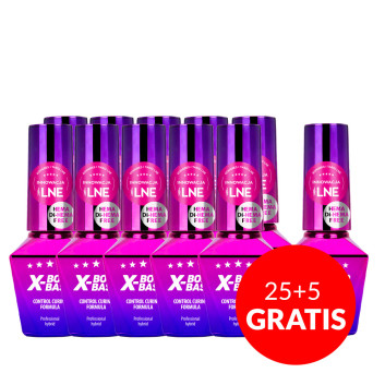 25+5gratis Baza wcierka baza zwiększająca przyczepność manicure pedicure X-Bond Base MollyLac HEMA/Di-HEMA Free 10 gram