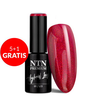 5+1gratis Lakier hybrydowy Ntn Premium Drama Queen 5g Nr 213