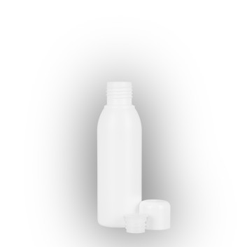 13-Butelka biała 100ml nakrętka + dławik komplet