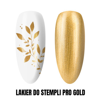 Lakier do stempli do zdobień do blaszek do szybkich zdobień Pro Stamping 1 kg Gold