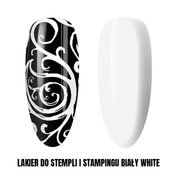 LAKIER DO STEMPLI I STAMPINGU BIAŁY WHITE 1KG