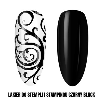 LAKIER DO STEMPLI I STAMPINGU CZARNY BLACK 1KG