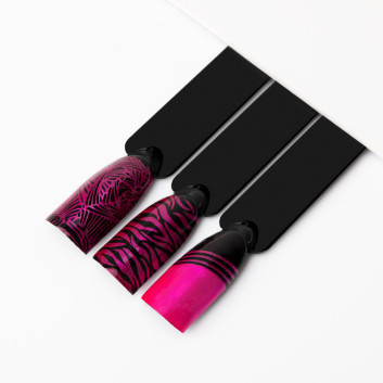 Lakier do stempli i stampingu Molly Nails PRO Stamping Chrome różowy rose pink 10ml