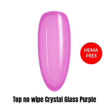 Top no wipe Crystal Glass Purple HEMA/Di-HEMA Free 1KG