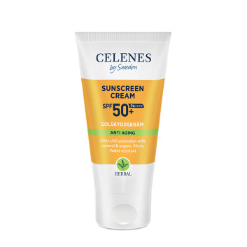 Krem przeciwsłoneczny przeciwzmarszczkowy SPF50 Celenes by Sweden 50ml
