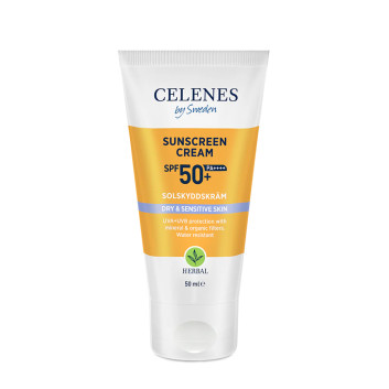 Krem przeciwsłoneczny do skóry suchej i wrażliwej SPF50 Celenes by Sweden 50ml