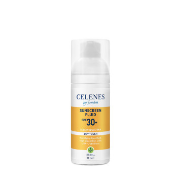 Fluid przeciwsłoneczny do każdego typu skóry do twarzy SPF30 Celenes by Sweden 50ml