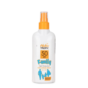 Balsam lotion do opalania w sprayu marchewkowy SPF50 Family Aloha Tropic 200ml