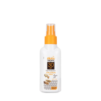 Balsam lotion do opalania w sprayu z olejkiem arganowym SPF30 Aloha Tropic 100ml