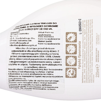 Balsam lotion przeciwsłoneczny w sprayu SPF50 dla dzieci Sea'n Sand 220ml
