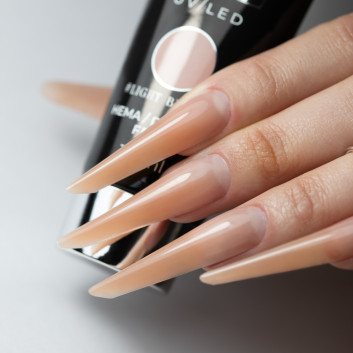 Akrylożel Polygel żel budujący do przedłużania AcrylGel Molly Nails HEMA/Di-HEMA Free Light Brown 30 ml