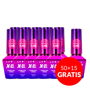 50+15gratis Baza wcierka baza zwiększająca przyczepność manicure pedicure X-Bond Base MollyLac HEMA/Di-HEMA Free 10 gram
