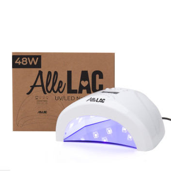 Lampa do paznokci dual UV/LED 48W AlleLac do lakierów hybrydowych żeli i akrylożeli biała 1S