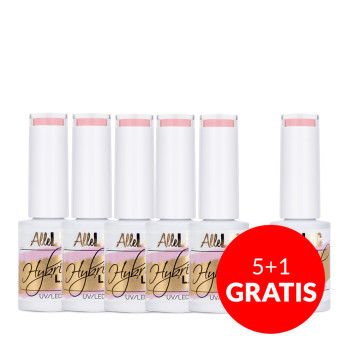 5+1gratis Lakier hybrydowy AlleLac Coffee & Chocolate Collection 5g Nr 48