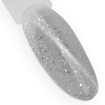 Lakier hybrydowy MollyLac Cat Eye Foxy Eyes Silver Grey 10g Nr 550