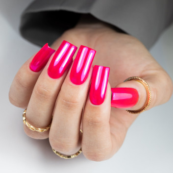 Kolorowy top bez przemywania top no wipe Crystal Glass Molly Nails Pink HEMA/Di-HEMA Free 10g