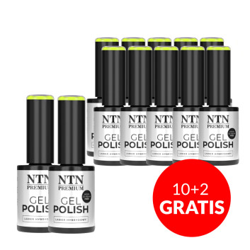 10+2gratis Lakier hybrydowy Ntn Premium California Collection Neon HEMA/Di-HEMA Free 5g Nr 144