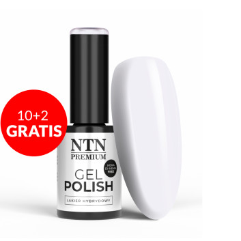 10+2gratis Lakier hybrydowy Ntn Premium Delicate French HEMA/Di-HEMA Free 5g Nr 303