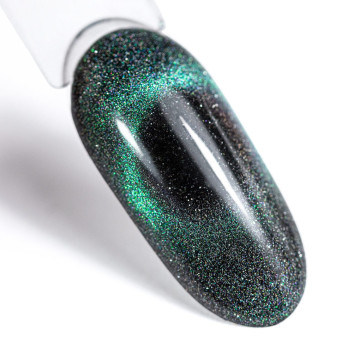 Magnetyczny lakier hybrydowy z efektem kociego oka Cat Eye Flashing Magic MollyLac 10g Nr 154