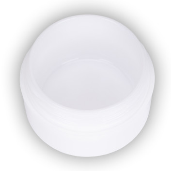 Słoik biały termos 30 ml i biała nakrętka komplet model 01