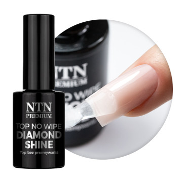 Top Coat Diamond Shine Limited edition no wipe bez przemywania NTN Premium 7g