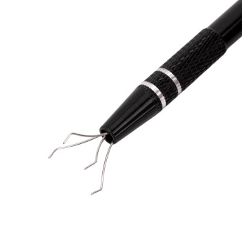 10sztuk Uchwyt chwytak do gąbek do ombre 12,2cm czarny