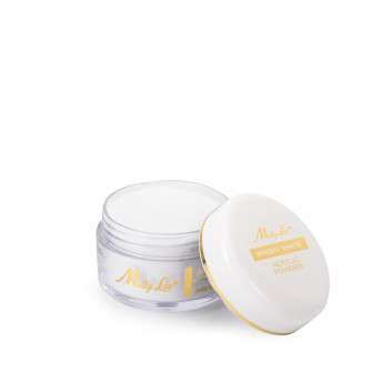 Puder akrylowy do paznokci MollyLac Acrylic Powder Bright White 15 g