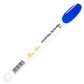 Wzornik patyczek Molly Nails Crystal Glass Top no wipe blue