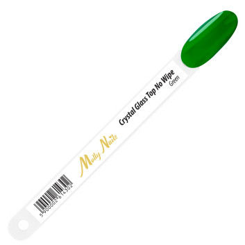 Wzornik patyczek Molly Nails Crystal Glass Top no wipe green