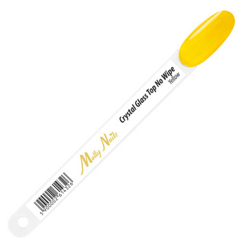 Wzornik patyczek Molly Nails Crystal Glass Top no wipe yellow