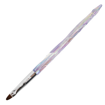 Pędzelek do żelu unicorn owalny AlleLac Nr 4