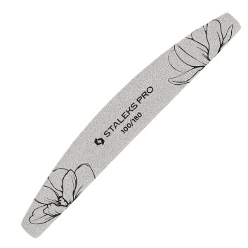 Pilnik mineralny do paznokci łódka półksiężyc 100/180 Staleks Expert 40 25 szt