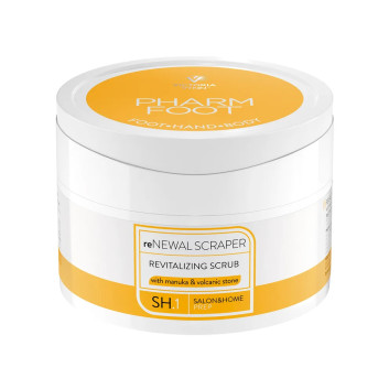 Rewitalizujący peeling z ekstraktem z miodu manuka i kamieniem wulkanicznym Victoria Vynn Pharm Foot reNEWAL SCRAPER 200g