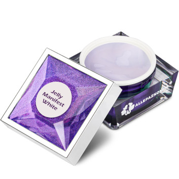 Żel budujący gęsty Jelly Manifest White Allepaznokcie HEMA/Di-HEMA Free 50g