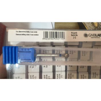 Frez diamentowy kulka 4 mm średni