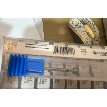 Frez diamentowy kulka 5 mm średni