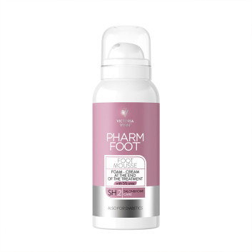 Pianka-krem kończąca zabieg 5% mocznika Victoria Vynn Pharm Foot FOOT MOUSSE 105ml