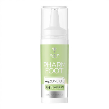 Skoncentrowany olejek regenerująco- łagodzący 75% oliwy mozonowanej i smocza krew Victoria Vynn Pharm Foot oxyZONE OIL 15ml