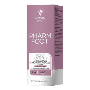 Punktowy fluid na modzele i wrastające paznokcie 30% mocznika Victoria Vynn Pharm Foot POINT SOFTENER 15ml