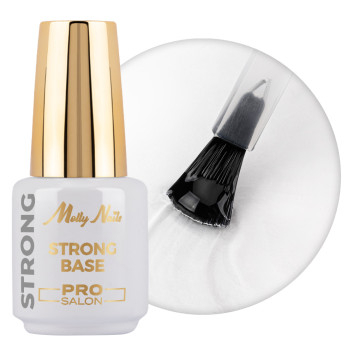Baza hybrydowa Strong Base Pro Salon Molly Nails HEMA / Di-HEMA Free 15g